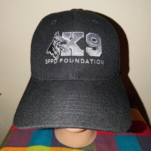 K9 SPPD Foundation Embroidered Logo Acrylic Wool Strap-on Cap Hat